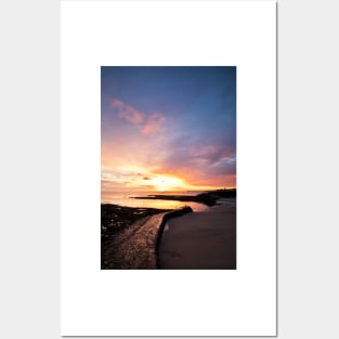 December sunrise at Cullercoats Bay Posters and Art
